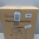 Espresso Machine 20 Bar, Compact Espresso Machine with Milk Frother, Stainless Steel Espresso Maker with Pressure Gauge, 37.2Oz Removable Water Tank for Cappuccino, Latte, Americano