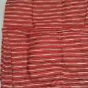 Kevin Textile Valentines Farmhouse Throw Pillow Covers Pack of 2 Boho Woven Texture Linen Decorative Pillow Cases for Couch Bed and Chair, Red 16 x 16 inches 40 x 40 cm