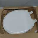 Mayfair NextStep2 Toilet Seat with Toddler Potty Training Seat Built-In, Slow Close, Easy Clean, Magnetic Removable Kids Seat, Made in USA, ROUND, White