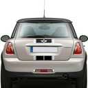 Black-White Hood Bonnet Stripes Trunk Rear Engine Cover Vinyl Decal Stickers for Mini Cooper 3-Door Hatchback R56 2007-2013