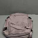 SHRRADOO Travel Laptops Backpack for Women Men, Casual Work Bag 17inch High School College Backpack Airline Approved Backpack for Hiking Business (Pink khaki)