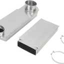 Whirlpool 4396014 Genuine OEM Telescoping Vent Kit For Dryers Telescoping Vent Kit 29 To 50 Inches Aluminium