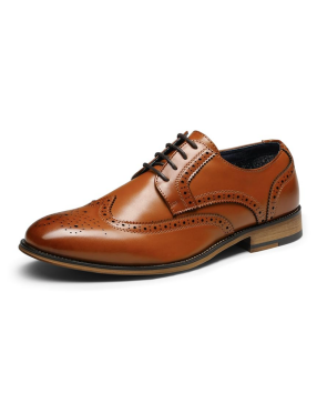 Bruno Marc Men's Lace Up Soft Cap-Toe Formal Dress Shoes Size 5