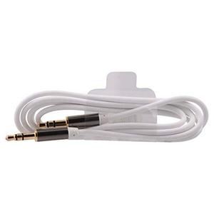 3 x Premier Value Aux Cable 3.5ft White, Green, Blue