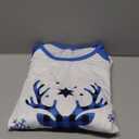 Awoscut Christmas Family Matching Pajamas Sets Christmas PJ's Letter Print Top and Plaid Pants Jammies Sleepwear(#h-11, Dad, XL)