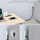 Recessed Power Strip with 30W USB C,Ultra Thin Flat Plug Power Strip,2 Outlets 4 USB Ports,Furniture Flush Mount Desk Outlet,Recessed Outlet for Side Table/Sofa Table,6ft Cord (Black)