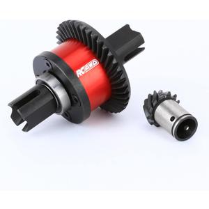 RCAWD 40Crmo Steel 39t & 12t Differential Gear Set for Arrma 1/5 Kraton Outcast 8S BLX Front Rear Diff EXB Series Upgrades Part