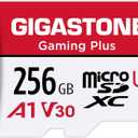 for Switch 1 Only GIGASTONE 256GB Micro SD Card, Gaming Plus, MicroSDXC Memory Card for Nintendo-Switch 1, Steam Deck, 4K Video Recording, UHS-I A1 U3 V30 C10, up to 100MB/s, with Adapter