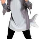 Spooktacular Creations Men Shark Costume for Adult Halloween Costume Party, Shark outfits, Animal Theme Cosplay Party Size L