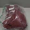 Burgundy Linen Curtains 90 Inch Long 2 Panels Set for Bedroom Living Room Linen Textured Window Drapes Semi Sheer Light Filtering Rod Pocket Back Tab Cotton Textured Farmhouse Curtain 52x90