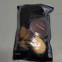 MAANGE 16PCS Makeup Brush Set Travel Makeup Brushes for Liquid Powder Contour Concealer Cream Cosmetics Blending Eyeshadow Eyeliner (Coffee)