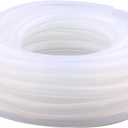 Silicone Tubing 1/4" ID 3/8" OD Food Grade Flexible Thick for Homebrewing Pump Transfer 8 Meters(26ft) Length