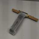 dancemoon JustHang Shower Squeegee for Glass Doors, All-in-One Award-Winning Silicone Squeegee with Built-in Hook for Bathroom, Window, Mirror, Tile Wall, Car, Streak-Free Cleaner Tool, 10-Inch Black