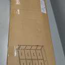 SONGMICS Dresser for Bedroom, Chest of Drawers, Steel, MDF, 8 Non-Woven Fabric Drawers, Storage Organizer Unit, Closet, Entryway, Ink Black and Ebony Black ULGS124B01S