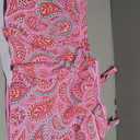 ROSEWE Womens Tummy Control Tankini Bathing Suits, Two Piece Ruched Swimsuits, Floral Print Swimdress with Skirt M