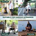Folding Cane with Seat, 400 lbs Heavy Duty 4-Leg Walking Cane Chair, 35.63-38.39"