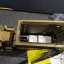 HK Heckler & Koch 416 A5 AEG Automatic 6mm BB Rifle Airsoft Gun, Tan. Feeding Mechanism is Damaged. Battery is Missing