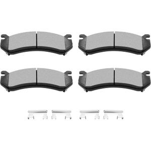 Rear Brake Pads, ECCPP 4pcs Rear Ceramic Brake Pads Kits Pads Sets for Chevrolet, for Cadillac and for GMC ATD785C, D785-7653