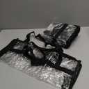 PickyanDco 4 Pack Clear Clothes Storage Bags, Vinyl Blanket Storage Bag with HeavyDuty Zipper, Foldable Moving Bags, Closet Organizers for Bedding, Comforter, Linens, Sweaters, Pillows, Toys (40L)