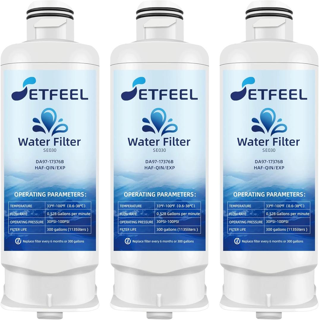 DA97-17376B Water Filter Replacement for Samsung Haf-qin/exp Haf-qin Da97-08006c Rs27t5200sr Hafqin Rf28t5001sr Rf27t5201sr Rs22t5201sr Rf29a9671sr Rf27t5241sr Rf27t5201sg, 1 Pack