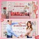 Glenmal Christian Valentine's Day Bulletin Board Set Watercolor No Greater Love John 15:13 Classroom Decoration Inspirational Bible Verse Cross Heart Cutouts for Sunday School VBS Chalkboard Decor