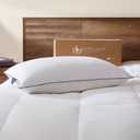 Pacific Coast Premium Goose Feather & Down Bed Pillows Standard Size 1-Pack, Hotel Quality Collection, Medium Support for Side & Back Sleepers