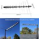 Antennas Direct Element Uni-Directional UHF VHF Outdoor HDTV Antenna, 60+ Mile Range, 4K 8K UHD, NEXTGEN TV w/All-Weather Adjustable Mounting Hardware