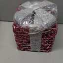 Christmas Lighted Gift Boxes, 170 LEDs Pink Christmas Decorations with Silver Bow, 8 Modes & Timer Set of 3 Plug-in Warm White Xmas Lights Decor for Yard Door Holiday Party Indoor Outdoor