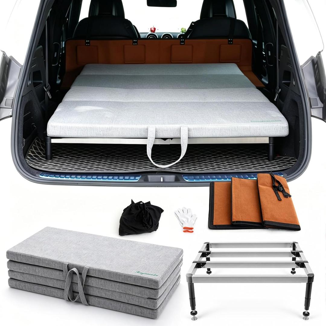 SUV Sleeping Platform with Adjustable Leveling Bracket Set
Fits for RAV4, Equionx, GLC, GLE, X3, X5