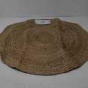 India Artistic Braided Boho Area Rug - Natural Hand Woven Jute Rag, Farmhouse Reversible Rustic Cotton Home Decor, Vibrant (3 Feet Round)
