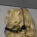 Felek Blonde 13x6 Synthetic Lace Front Wig Loose Wave HD Transparent Lace Frontal Wigs Pre Plucked Wear and Go Glueless Wigs for Black and White Women 24 inch Long Curly Wig #613