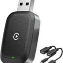 Wireless Carplay Adapter for iPhone New Intelligent Upgrade, Easy to Upgrade Wired CarPlay to Wireless, Instant Connection, Super Mini Car Playback Adapter for Cars with Built-in CarPlay