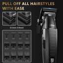 Ufree Professional Clippers and Trimmers Set, Cordless Hair Clippers for Men, Barber Clippers Set with Travel Case
