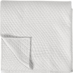 Universal Lighting and Decor Kosas Home Winthrop 98x110 Matte Poly Sateen Fabric King Quilt in White Finish