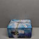 Fog Machine Smoke Machine, 18 LED Lights with 13 Colors, 600W and 2500CFM Fog, Wireless&Wired Remote control, Perfect for Wedding, Halloween, Party and Stage Effect (BLACK)