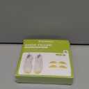 Bukihome Shoe Filler Insert - 4 Pairs Shoe Filler for Too Big Shoes, Heel Cushions for Women, Toe Inserts, Size Reducer Make Shoes Fit, Cushions for Women, Yellow, S