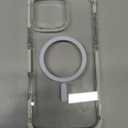 for iPhone 16 Pro Max Phone Case 6.9 inch, Drop Protection Puffer Design, Compatible with MagSafe, Shockproof Soft TPU & Hard Pc White