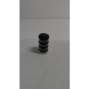 BlenderBottle GoStak Twist n' Lock Storage Jars, 40cc 4-Pak, Black