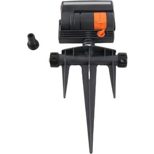 Lawn Sprinkler for Yard 16 Hole Automatic Oscillating Sprinkler 4 Spraying Modes Adjustable Water Flow Rate Large Area Coverage Sprinklers Water Sprinkler System for Home Garden