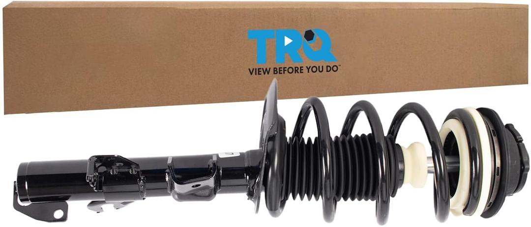 TRQ Front Left Complete Strut & Coil Spring Assembly Drivers Side Compatible with 2014-2022 Jeep Cherokee