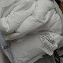 Bedsure White Queen Comforter Set - 4 Pieces Pinch Pleat Bed Set, Down Alternative Bedding Sets for All Season, 1 Comforter, 2 Pillowcases, 1 Decorative Pillow