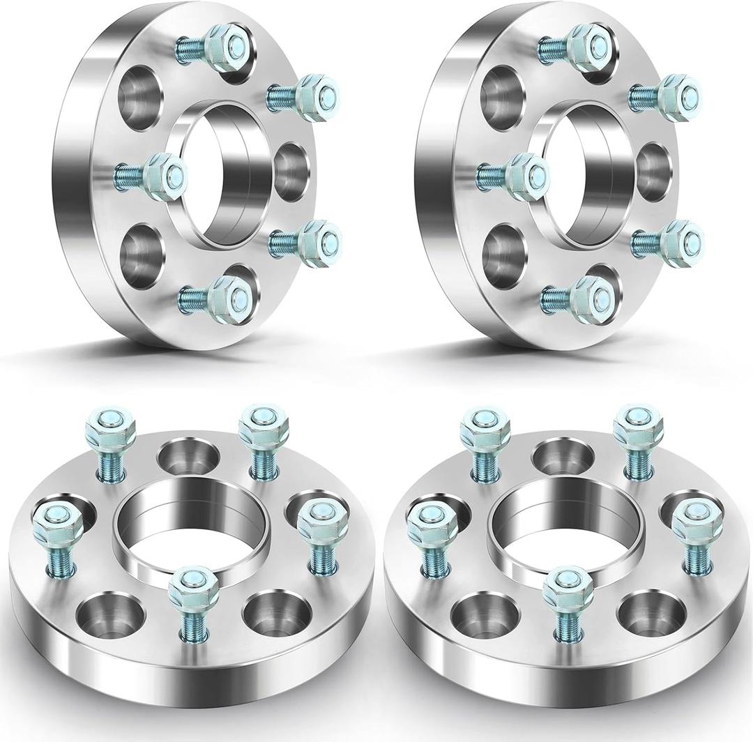 OCPTY 5x4.75 to 5x4.75 Wheel Spacers 1 inch HUBCENTRIC 5x120.65 spacers 5 Lug with 7/16 Studs fit 1973-1981 for for Regal 1967-1980 for Impala 4PCS