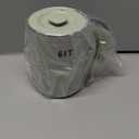 Mini Portable Heating Coffee Mug, Intelligent Temperature Control Water Cup, Multifunctional Electric Kettle, 12h Keep Hot (Color : Green, Size : 0.8L)