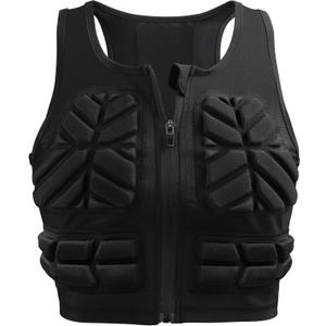 Impact Vest for Women Chest Protector Padded Compression Vest for Sports, Karate, Football, Breast and Rib Protection,medium