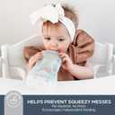 Dreambaby Pouch Pal Self-Feeding Baby Food Pouch Holder - No Squeeze, No Spill, No Mess Reusable Container for Baby Led Weaning