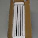 Giftgarden 5x7 Picture Frame Set of 4 White Wood Grain Frames for 5x7 Photos with Mat or 6x8 Without Mat, Wall or Tabletop Display