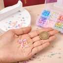 1500Pcs 4mm Lampwork Rondelle Seed Beads 20 Colors Pastel Crystal Pony Beads Bulk for Crafts DIY Friendship Bracelets Earring Beading Jewelry Making Supplies