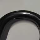 Lancoon Clear Bubble Umbrella 16 Ribs Big Size Windproof Auto Open See Through KS10Black