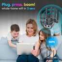 2026 WiFi Extender Signal Booster for Home, 15555 Sq.ft Long Range Internet Repeater-95% Faster,Strongest Wireless Router Amplifier w/Ethernet Port,Mesh Wi-Fi Repeater Support 99% Devices,1-Tap Setup