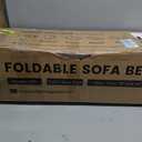 MEGAYES Folding Sofa Bed Convertible 4 in 1 Sleeper Chair Blue Twin